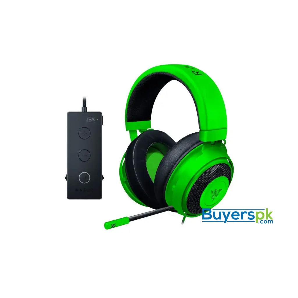 Razer Kraken Tournament Edition - Wired Gaming Headset with USB Audio Controller - Green - Headset Razer Kraken Tournament Edition - Wired Gaming Headset with USB Audio Controller - Green - Headset
